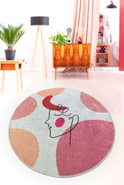 Mijölnir Chehara Alfombrilla de Baño Multicolor 100 cm